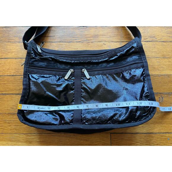 LESPORTSAC Expandable Black Crossbody Bag - Picture 10 of 15